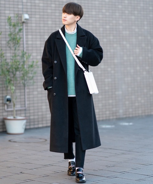 EDEL(エーデル)の「EDEL - メルトンチェスターロングコート(その他アウター・メンズ・ブラック/ブラウン・MEDIUM/LARGE)」の11枚目の写真