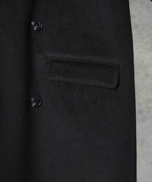 EDEL(エーデル)の「EDEL - メルトンチェスターロングコート(その他アウター・メンズ・ブラック/ブラウン・MEDIUM/LARGE)」の14枚目の写真