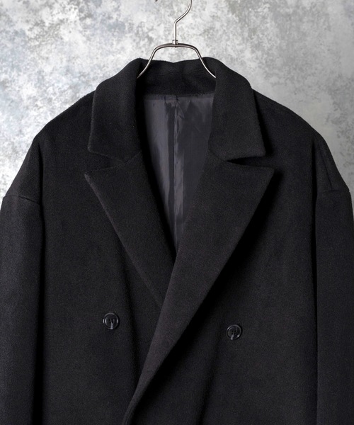 EDEL(エーデル)の「EDEL - メルトンチェスターロングコート(その他アウター・メンズ・ブラック/ブラウン・MEDIUM/LARGE)」の5枚目の写真