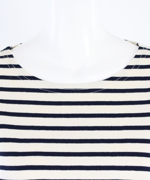 CHOCOA（チョコア）の「ボーダー長袖マタニティトップス（マタニティウェア/グッズ・レディース・ネイビー/イエロー/グリーン/バーガンディー・FREE）」の15枚目の写真
