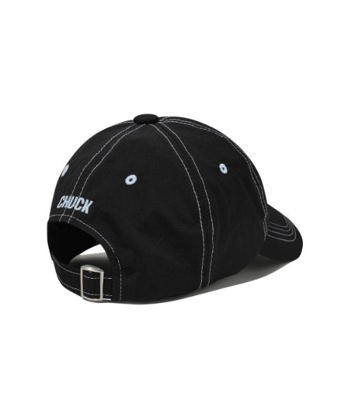 CHUCK(チャック)の「【CHUCK 】ロゴステッチナイロンボールキャップ / Chuck Logo Stitch Nylon Ball Cap(キャップ・レディース・ブラック/クリーム/カーキ・FREE)」の9枚目の写真