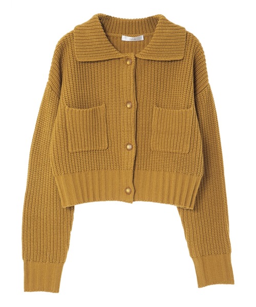 fifth（フィフス）の「襟付きニットカーディガン（カーディガン/ボレロ・レディース・レッド/マスタード・MEDIUM）」の10枚目の写真