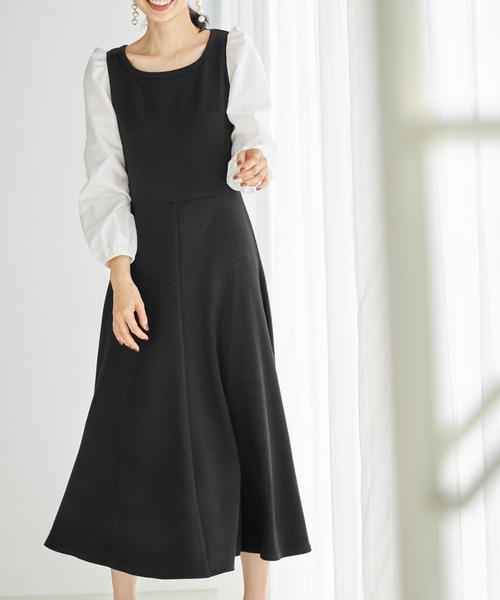 なめらかリブワンピース Nostalgia アンドドットノスタルジア のワンピース ワンピース ドレス Closet しーちゃんコラボ