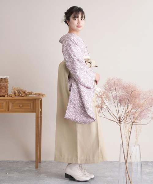 utatane（ウタタネ）の「袴セット　国産生地（着物・レディース・ピンク・M/L/LL）」の3枚目の写真