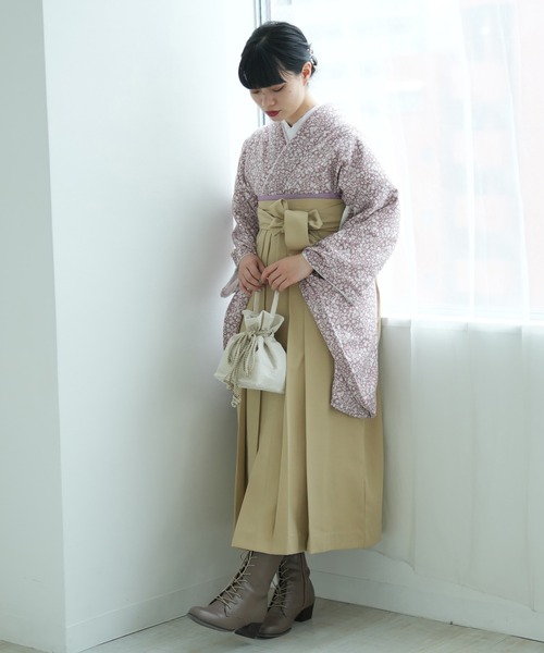 utatane（ウタタネ）の「袴セット　国産生地（着物・レディース・ピンク・M/L/LL）」の15枚目の写真