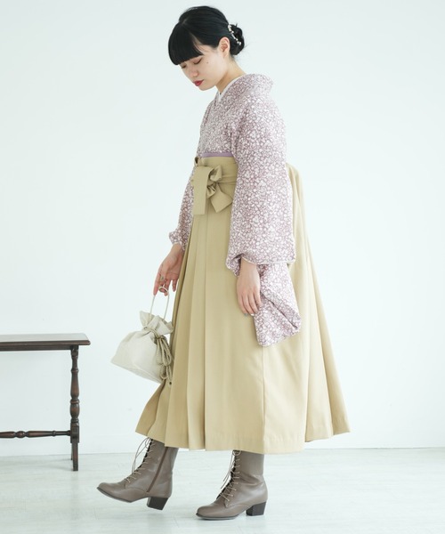 utatane（ウタタネ）の「袴セット　国産生地（着物・レディース・ピンク・M/L/LL）」の14枚目の写真