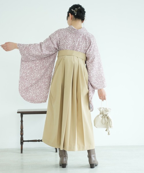 utatane（ウタタネ）の「袴セット　国産生地（着物・レディース・ピンク・M/L/LL）」の13枚目の写真