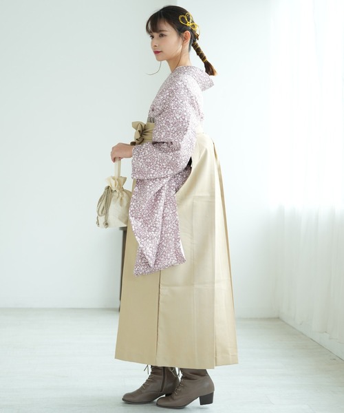 utatane（ウタタネ）の「袴セット　国産生地（着物・レディース・ピンク・M/L/LL）」の21枚目の写真