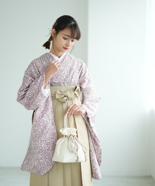 utatane（ウタタネ）の「袴セット　国産生地（着物・レディース・ピンク・M/L/LL）」の19枚目の写真
