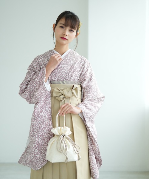 utatane（ウタタネ）の「袴セット　国産生地（着物・レディース・ピンク・M/L/LL）」の18枚目の写真