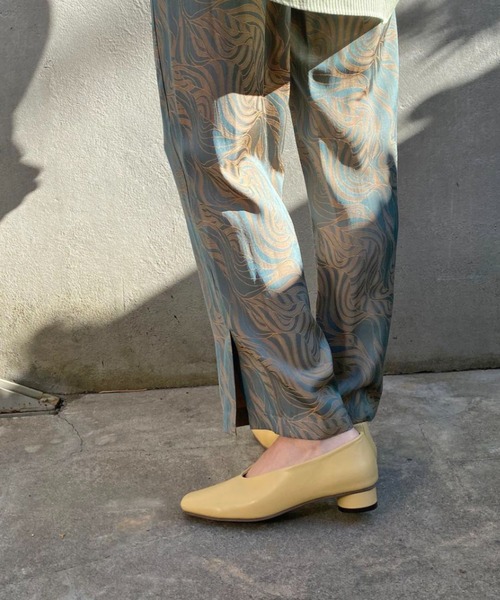 CIAOPANIC（チャオパニック）の「ジャガードリーフ柄パンツ（その他パンツ・レディース・ネイビー/ブラウン/グリーン・FREE）」の14枚目の写真