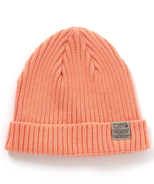 BREEZE（ブリーズ）の「カラフル ニット帽（ニットキャップ/ビーニー・キッズ・オレンジ/ベージュ/サックスブルー/イエロー・54/58/50）」の4枚目の写真