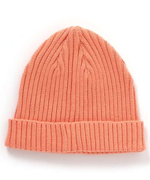 BREEZE（ブリーズ）の「カラフル ニット帽（ニットキャップ/ビーニー・キッズ・オレンジ/ベージュ/サックスブルー/イエロー・54/58/50）」の8枚目の写真