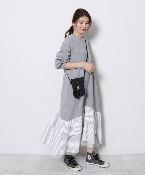Re.Verofonna（ヴェロフォンナ）の「ヘムギャザー切替裏毛