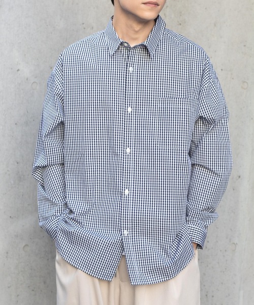 WEGO(ウィゴー)の「WEGO/ルーズチェックシャツ(シャツ/ブラウス・メンズ・その他2/その他1・MEDIUM/LARGE)」の2枚目の写真