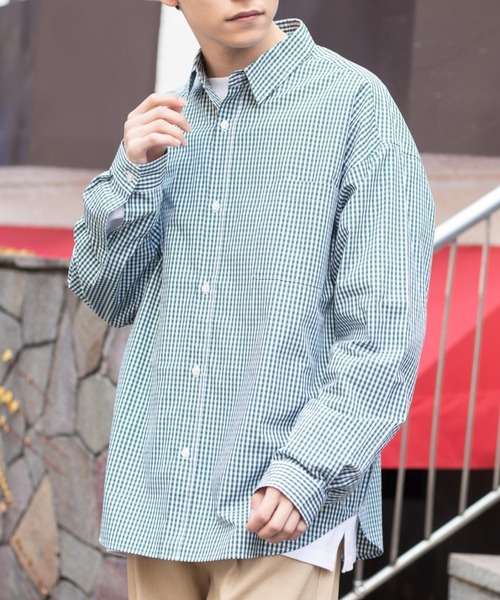 WEGO(ウィゴー)の「WEGO/ルーズチェックシャツ(シャツ/ブラウス・メンズ・その他2/その他1・MEDIUM/LARGE)」の1枚目の写真