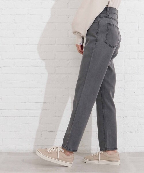 SHOO・LA・RUE(シューラルー)の「◆【SS-3L】デニムストレートパンツ(デニムパンツ・レディース・チャコールグレー/ブルー/ダークネイビー・10/01/02/03/04/05)」の7枚目の写真