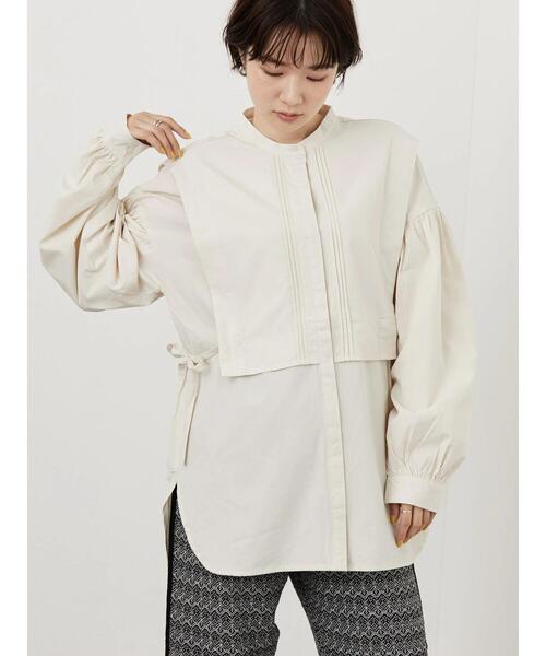 AMERICAN HOLIC（アメリカンホリック）の「ブザムバンドカラーブラウス（シャツ/ブラウス・レディース・アイボリー/ブラック/チェック・M/L）」の21枚目の写真