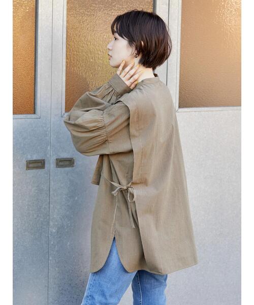 AMERICAN HOLIC（アメリカンホリック）の「ブザムバンドカラーブラウス（シャツ/ブラウス・レディース・アイボリー/ブラック/チェック・M/L）」の16枚目の写真