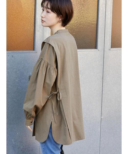 AMERICAN HOLIC（アメリカンホリック）の「ブザムバンドカラーブラウス（シャツ/ブラウス・レディース・アイボリー/ブラック/チェック・M/L）」の18枚目の写真