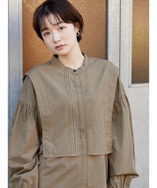 AMERICAN HOLIC（アメリカンホリック）の「ブザムバンドカラーブラウス（シャツ/ブラウス・レディース・アイボリー/ブラック/チェック・M/L）」の14枚目の写真