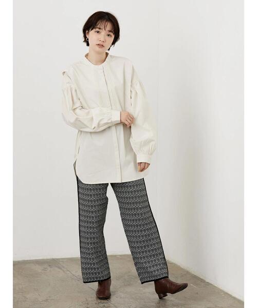 AMERICAN HOLIC（アメリカンホリック）の「ブザムバンドカラーブラウス（シャツ/ブラウス・レディース・アイボリー/ブラック/チェック・M/L）」の19枚目の写真