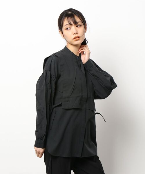 AMERICAN HOLIC（アメリカンホリック）の「ブザムバンドカラーブラウス（シャツ/ブラウス・レディース・アイボリー/ブラック/チェック・M/L）」の11枚目の写真