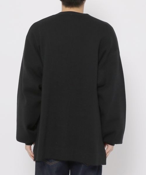 LOWRYS FARM(ローリーズファーム)の「チャイナカーデ 267537(カーディガン/ボレロ・メンズ・ライトグレー/ブラック・MEDIUM/LARGE)」の3枚目の写真