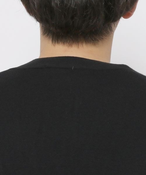 LOWRYS FARM(ローリーズファーム)の「チャイナカーデ 267537(カーディガン/ボレロ・メンズ・ライトグレー/ブラック・MEDIUM/LARGE)」の14枚目の写真