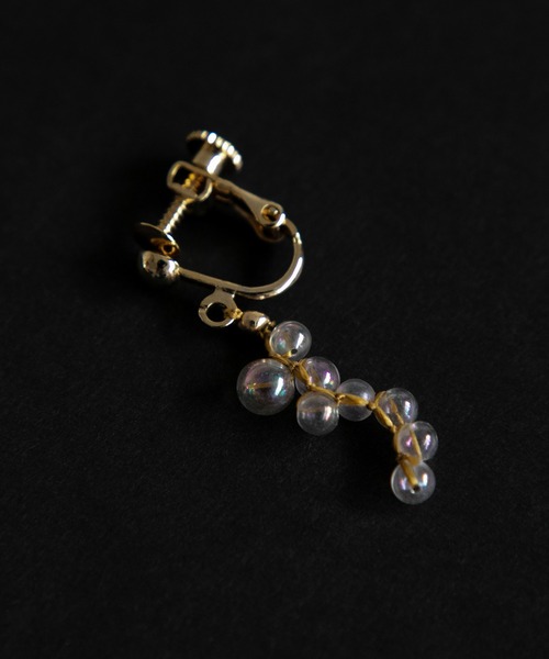 note et silence （ノートエシロンス）の「【 AMB100貨 】shabondama イヤリング（イヤリング・レディース・その他・FREE）」の5枚目の写真