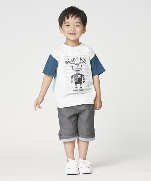 COMME CA ISM（コムサイズム）の「ベーシックグルカパンツ（その他パンツ・キッズ・ブラック/チャコール・100cm/110cm/120cm/130cm/140cm/150cm/160cm）」の15枚目の写真