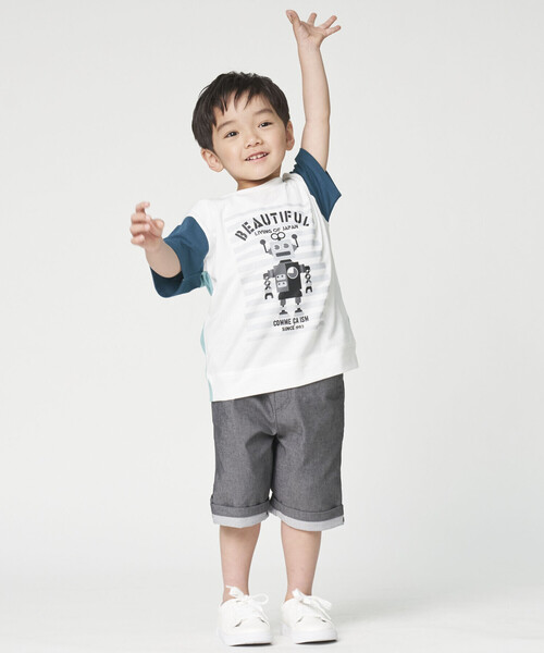 COMME CA ISM（コムサイズム）の「ベーシックグルカパンツ（その他パンツ・キッズ・ブラック/チャコール・100cm/110cm/120cm/130cm/140cm/150cm/160cm）」の14枚目の写真