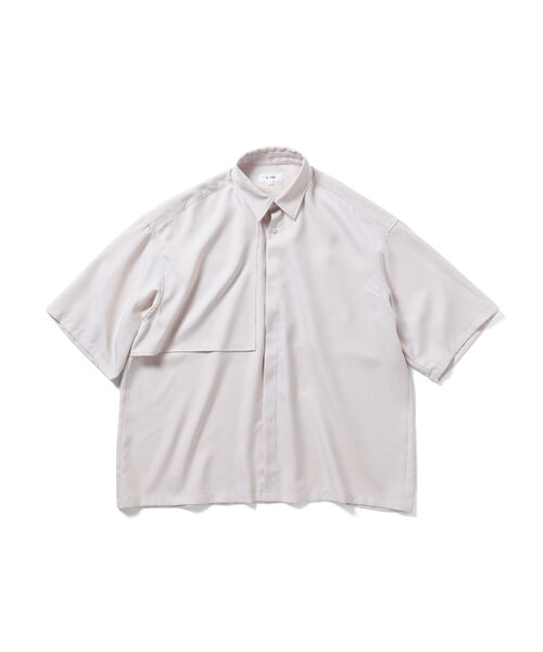 BeAMS DOT（ビームスドット）の「【WEB限定】BeAMS DOT / ショートスリーブ ヨークシャツ（シャツ/ブラウス・メンズ・ブラック/ベージュ・MEDIUM/LARGE）」の22枚目の写真