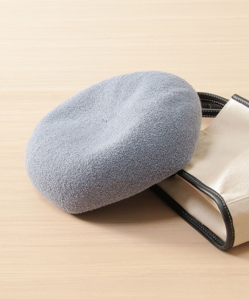 LBC（エルビーシー）の「パイルベレー帽（ハンチング/ベレー帽・レディース・エメラルドブルー/ブラック/ベージュ・FREE）」の3枚目の写真