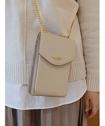 Samantha Thavasa Petit Choice | プリーツデザイン 財布付きスマホショルダー(ショルダーバッグ)