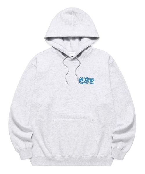 MAHAGRID（マハグリッド）の「【mahagrid】MGD DICE HOODIE / マハグリッド MGD ダイス ロゴ フーディー（パーカー・メンズ・ライトグレー/ライトブルー・SMALL/MEDIUM/LARGE/X-LARGE）」の10枚目の写真