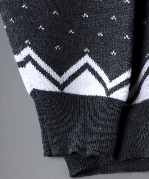 SITRY（シトリー）の「Big silhouette Patterned Knit Cardigan/ビッグシルエット 総柄 ニット カーディガン/カーデ（カーディガン/ボレロ・メンズ・グリーン/グリーン系その他/グリーン系その他2/ベージュ/ベージュ系その他/ベージュ系その他2/チャコールグレー/グレー系その他/グレー系その他2・L/M/XL）」の14枚目の写真