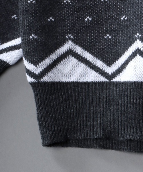 SITRY（シトリー）の「Big silhouette Patterned Knit Cardigan/ビッグシルエット 総柄 ニット カーディガン/カーデ（カーディガン/ボレロ・メンズ・グリーン/グリーン系その他/グリーン系その他2/ベージュ/ベージュ系その他/ベージュ系その他2/チャコールグレー/グレー系その他/グレー系その他2・L/M/XL）」の15枚目の写真