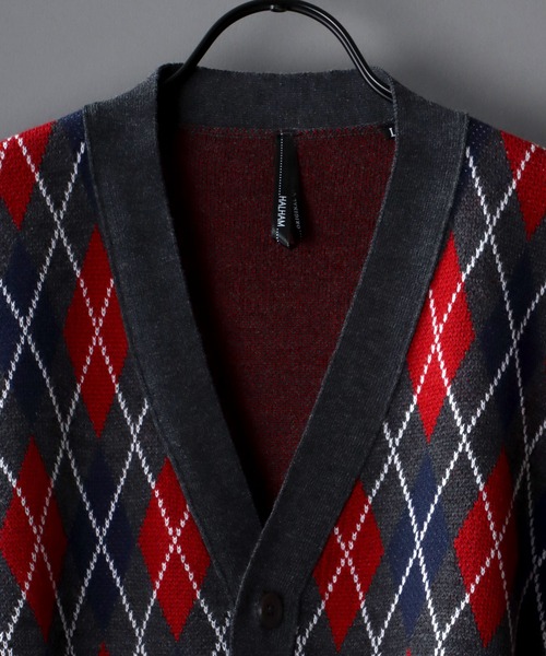 SITRY（シトリー）の「Big silhouette Patterned Knit Cardigan/ビッグシルエット 総柄 ニット カーディガン/カーデ（カーディガン/ボレロ・メンズ・グリーン/グリーン系その他/グリーン系その他2/ベージュ/ベージュ系その他/ベージュ系その他2/チャコールグレー/グレー系その他/グレー系その他2・L/M/XL）」の16枚目の写真