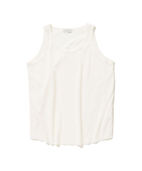 B:MING by BEAMS（ビーミングバイビームス）の「B:MING by BEAMS / ワッフル ワイドフィット タンクトップ（タンクトップ・メンズ・ブラック/グレー/オフホワイト・SMALL/MEDIUM/LARGE/X-LARGE）」の9枚目の写真