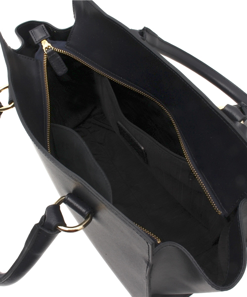 FIGARO Paris（フィガロパリ）の「◇LE SOLIM 配色ハンドBag（ハンドバッグ・レディース・ネイビー/イエロー系その他・FREE）」の3枚目の写真