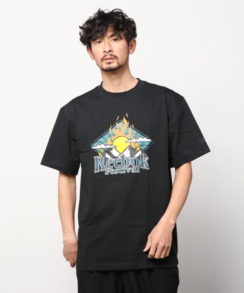 Reebok（リーボック）の「クラシックス レトロ アウトドア Tシャツ / Classics Retro Outdoor T-Shirt /（Tシャツ/カットソー・メンズ・ライトグレー/ブラック/アイボリー・SMALL/MEDIUM/LARGE/X-LARGE/XX-LARGE/X-SMALL/XXX-LARGE）」の13枚目の写真