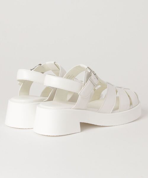 WEGO（ウィゴー）の「WEGO/グルカサンダル（サンダル・レディース・ホワイト/ブラック・MEDIUM/LARGE）」の7枚目の写真