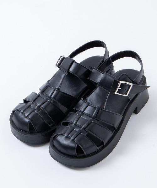 WEGO（ウィゴー）の「WEGO/グルカサンダル（サンダル・レディース・ホワイト/ブラック・MEDIUM/LARGE）」の5枚目の写真