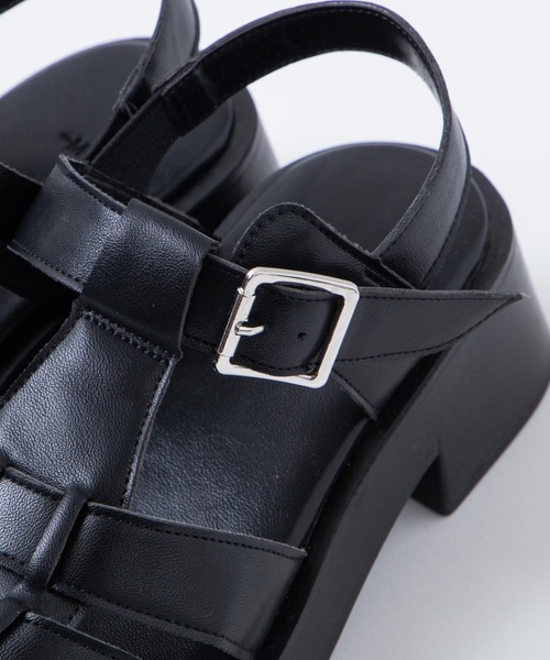 WEGO（ウィゴー）の「WEGO/グルカサンダル（サンダル・レディース・ホワイト/ブラック・MEDIUM/LARGE）」の9枚目の写真