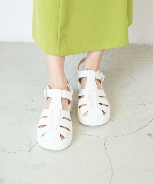 WEGO（ウィゴー）の「WEGO/グルカサンダル（サンダル・レディース・ホワイト/ブラック・MEDIUM/LARGE）」の11枚目の写真