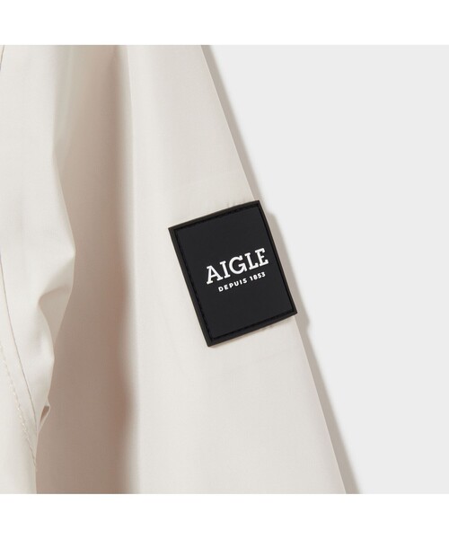 AIGLE（エーグル）の「ゴアテックス ミッドレングス パーカコート（マウンテンパーカー・レディース・アイボリー/チャコール・36/38/40）」の14枚目の写真