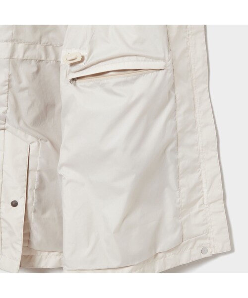 AIGLE（エーグル）の「ゴアテックス ミッドレングス パーカコート（マウンテンパーカー・レディース・アイボリー/チャコール・36/38/40）」の19枚目の写真