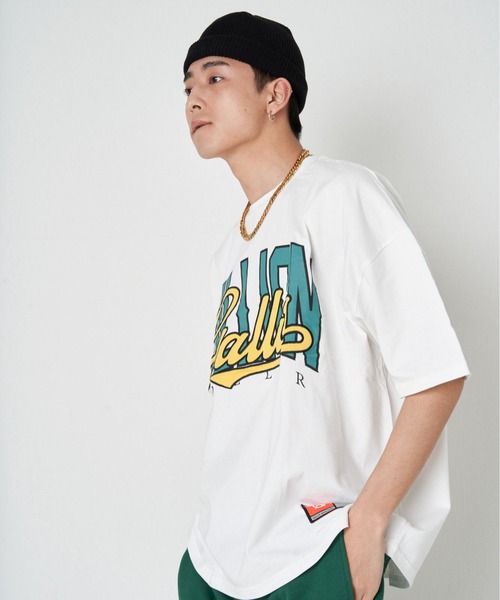 GALLIS ADDICTION（ガリスアディクション）の「GA APPLIQUE COLLEGE TEE（Tシャツ/カットソー・メンズ・ホワイト/ブラック/ブルー/グリーン・M/L）」の2枚目の写真