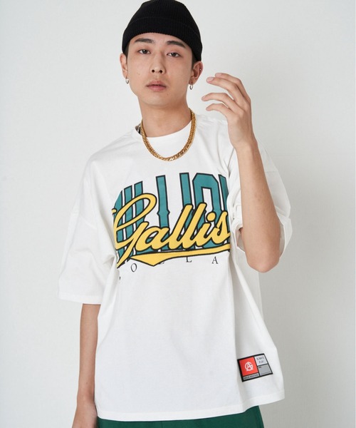 GALLIS ADDICTION（ガリスアディクション）の「GA APPLIQUE COLLEGE TEE（Tシャツ/カットソー・メンズ・ホワイト/ブラック/ブルー/グリーン・M/L）」の12枚目の写真
